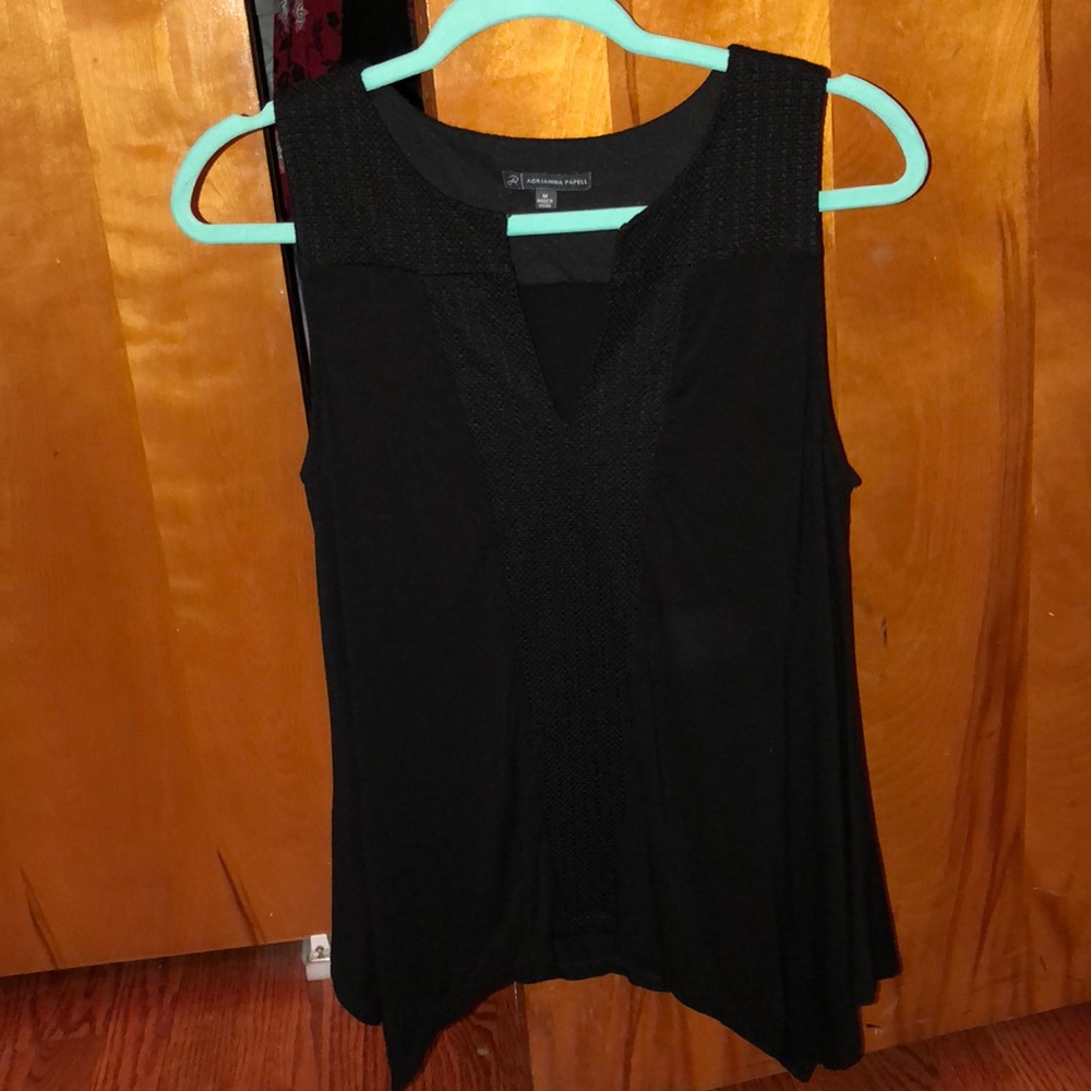 Black Sleeveless Top